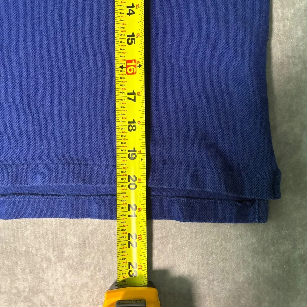 Polo Ralph Lauren Mens Polo Shirt Blue Orange Pony Logo rare Knicks color way